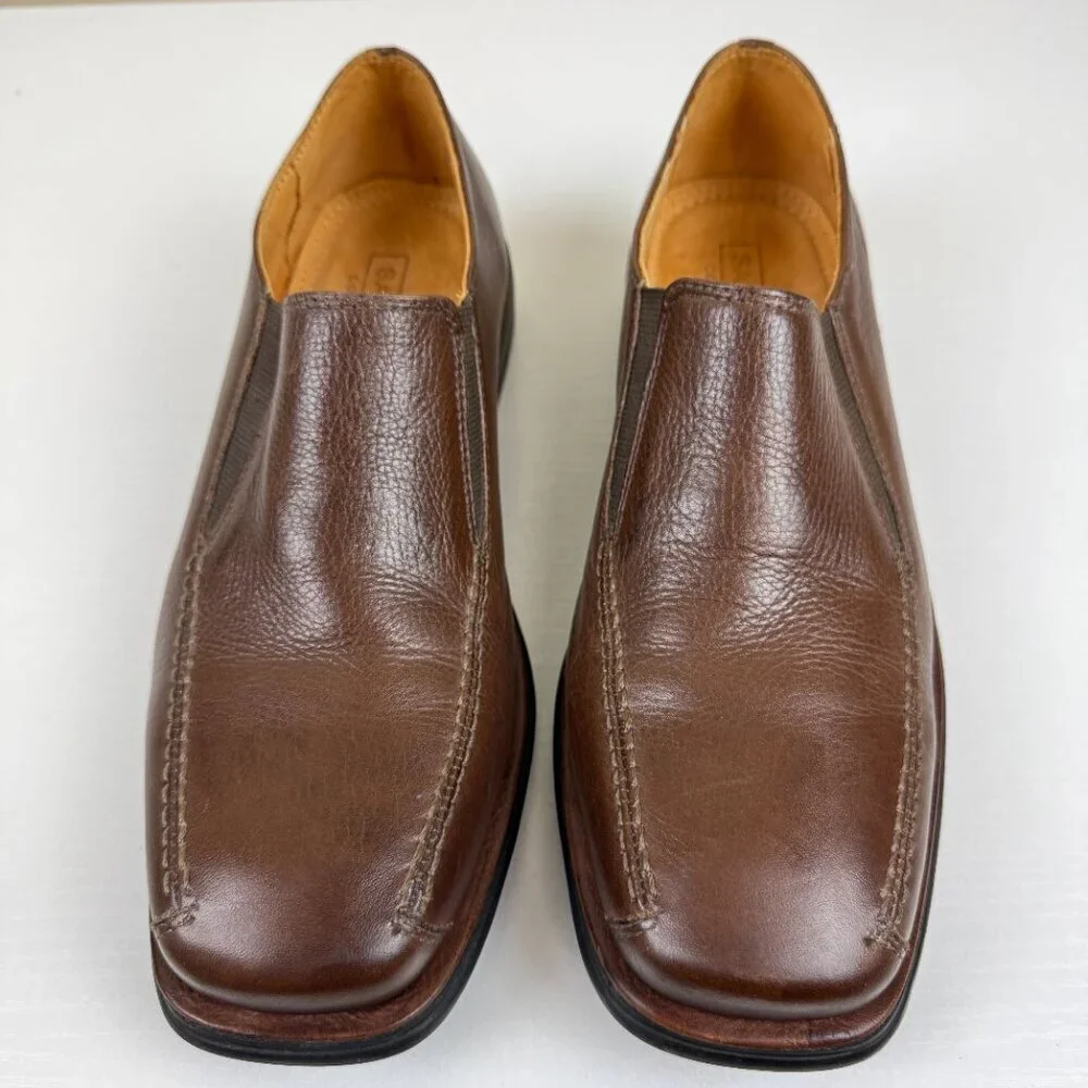 EUC Sandro Brown Leather Loafer - Picture 2 of 13